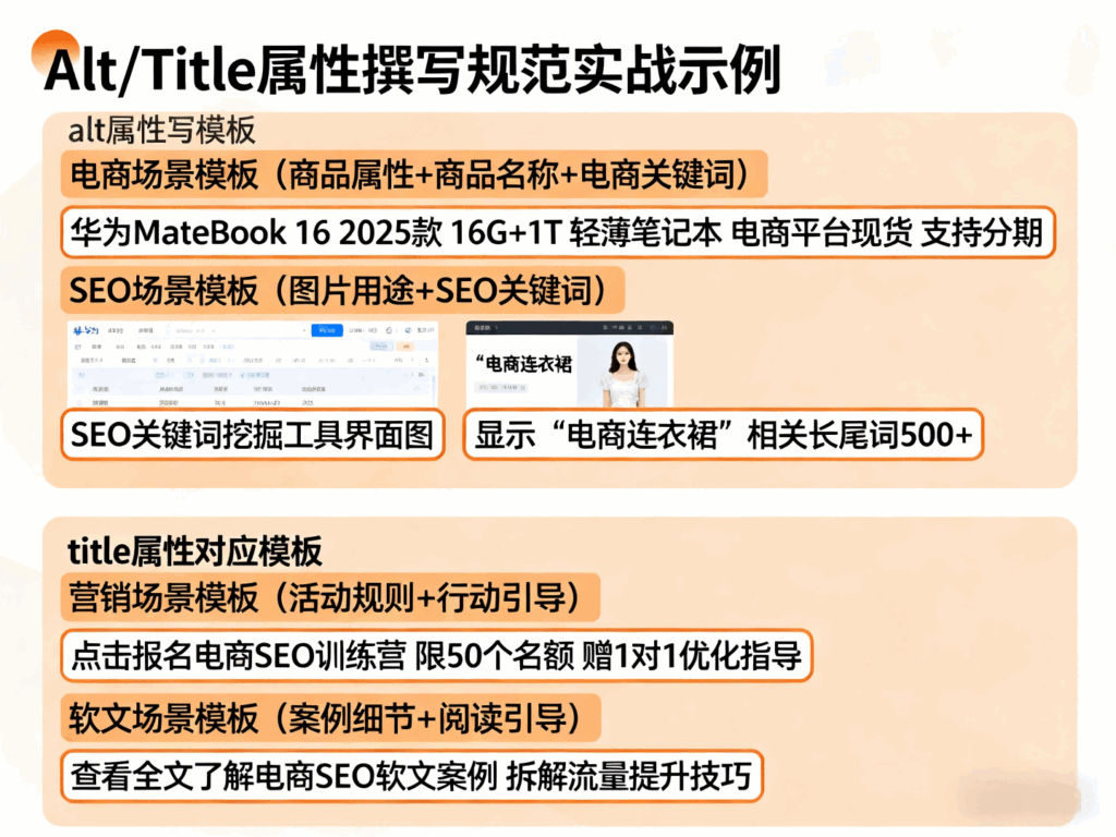 图片alt与title属性:撰写规范、设置方法及对SEO排名影响插图1 图片alt与title属性:撰写规范、设置方法及对SEO排名影响插图1
