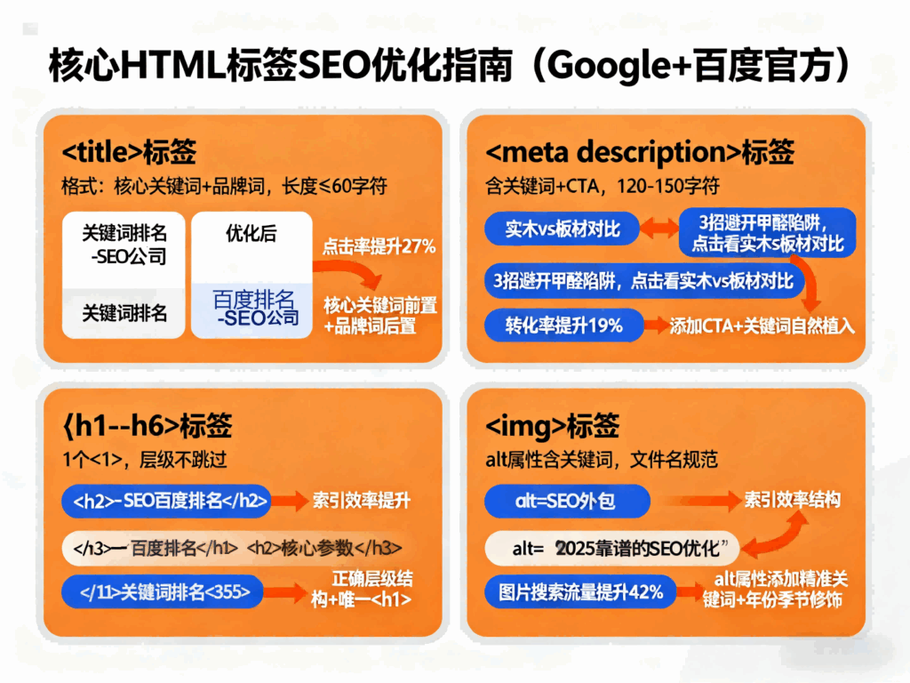 什么是网页标签，网页标签的种类，SEO与HTML标签插图2