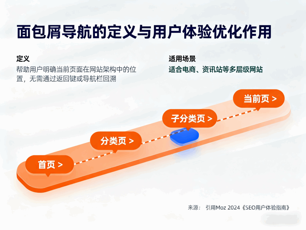 面包屑导航是什么意思，它的作用，层次太深对SEO的影响插图
