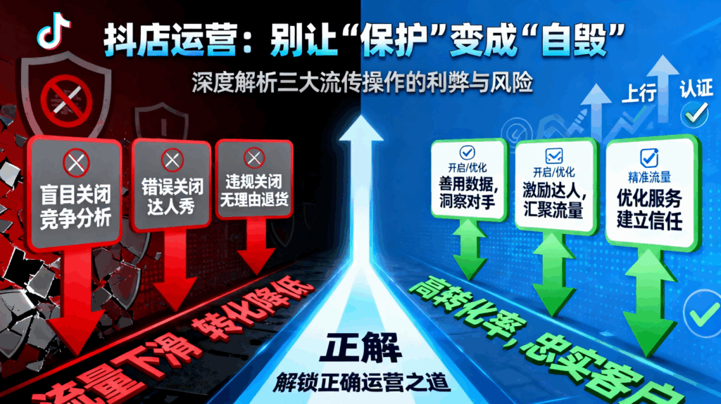抖店运营三大“禁忌”操作?关停功能前,必须知道的利弊与风险插图 抖店运营三大“禁忌”操作?关停功能前,必须知道的利弊与风险插图
