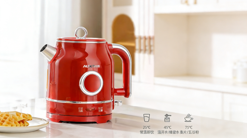 温柔陪伴者:奥克斯DRSH-006复古电热水壶,如何用5分钟煮沸你的品质生活?插图3 温柔陪伴者:奥克斯DRSH-006复古电热水壶,如何用5分钟煮沸你的品质生活?插图3