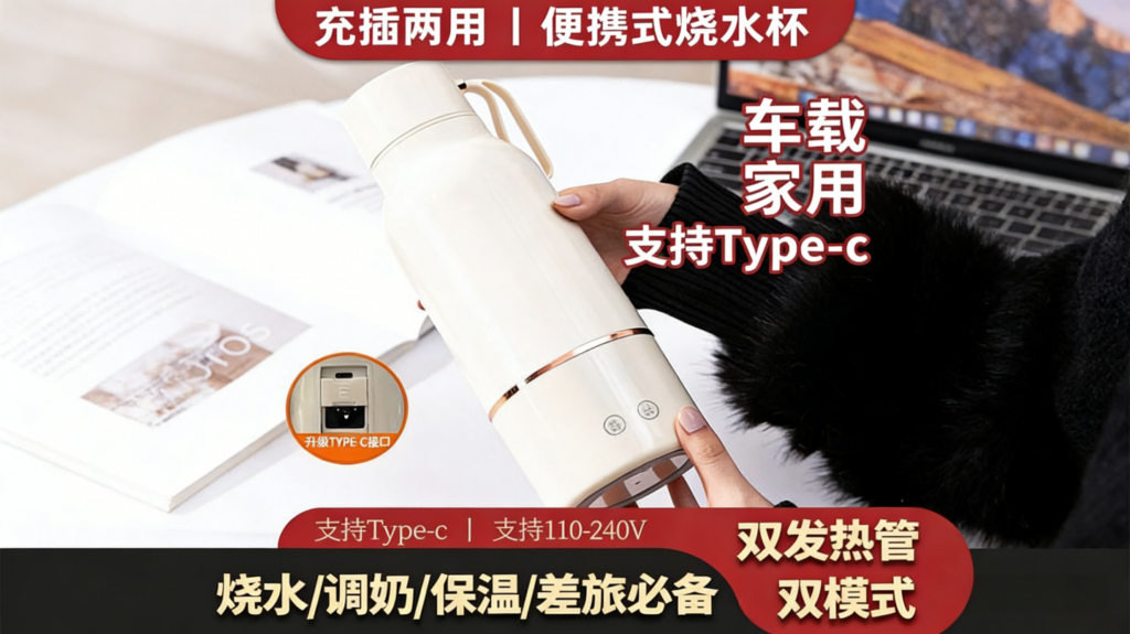 一杯走天下:DRSH-007便携电热杯深度体验,如何重新定义“随时随地喝热水”?插图4 一杯走天下:DRSH-007便携电热杯深度体验,如何重新定义“随时随地喝热水”?插图4