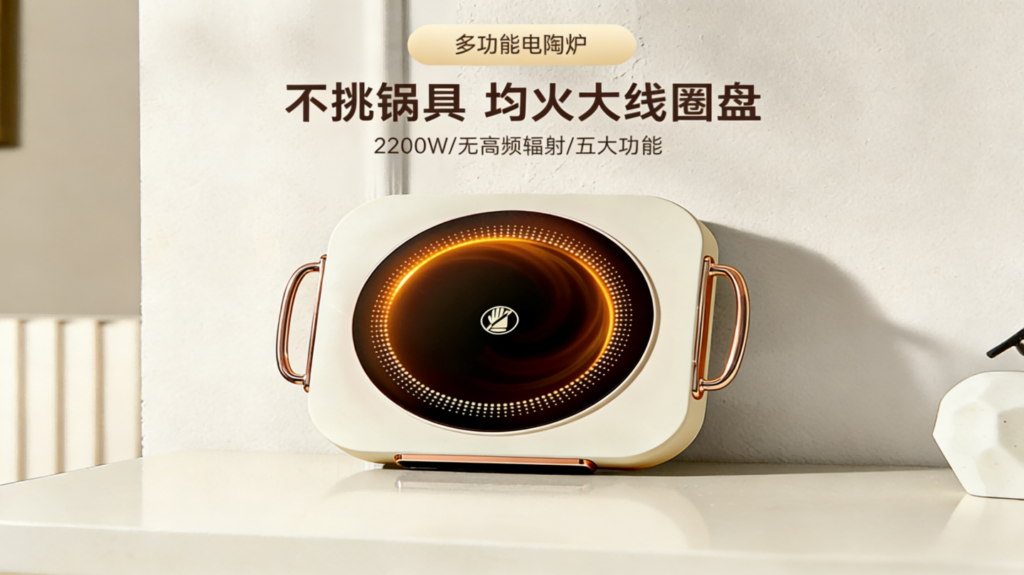 解密优选｜DTL-005电陶炉深度评测：如何用“不挑锅具”与“健康低辐射”重新定义厨房烹饪自由？插图