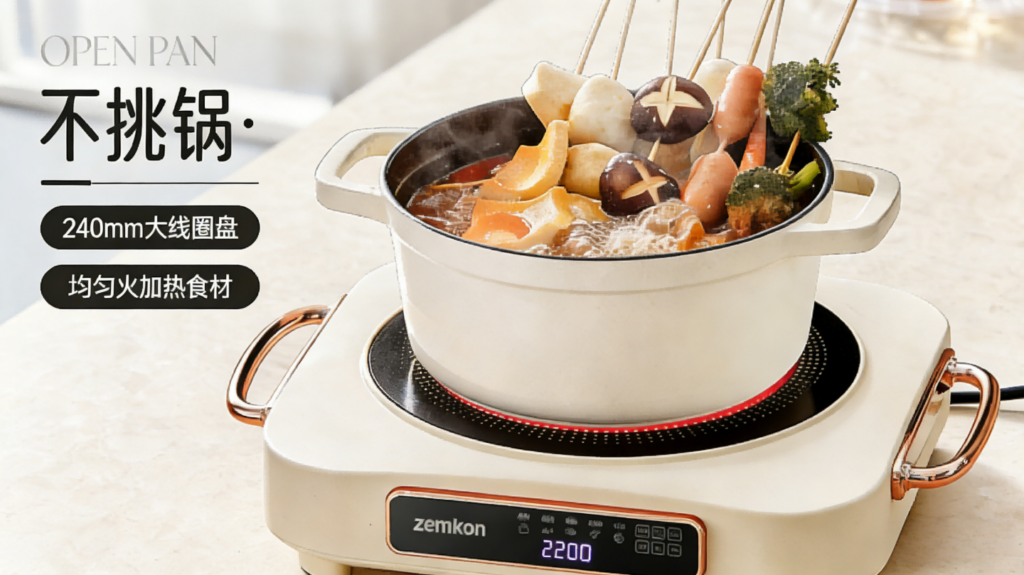 解密优选｜DTL-005电陶炉深度评测：如何用“不挑锅具”与“健康低辐射”重新定义厨房烹饪自由？插图2