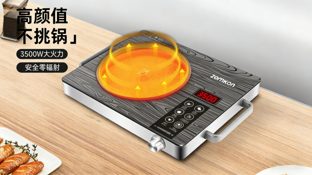 火力革命！解密优选DTL-006电陶炉评测：3500W三环猛火如何重新定义厨房效率与健康？插图