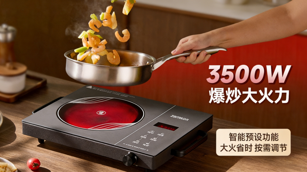 火力全开，锅具自由！解密优选深度评测DTL-007电陶炉：如何以3500W专业火力重塑家庭厨房？插图5