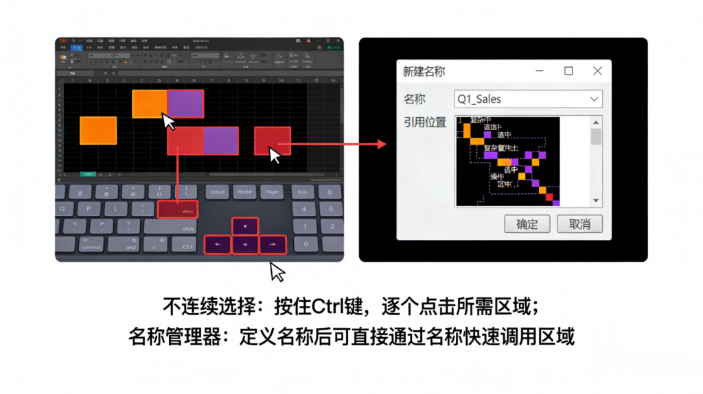 Excel区域选择完全手册：掌握基础操作、高级技巧与智能方法，全面提升数据处理效率插图1