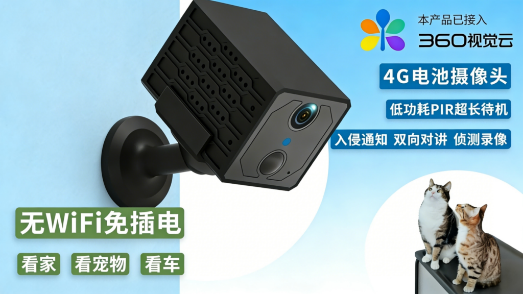 4G无线摄像机S3-PRO-4G测评,免WiFi插电全场景,户外室内车载安防长续航插图1 4G无线摄像机S3-PRO-4G测评,免WiFi插电全场景,户外室内车载安防长续航插图1