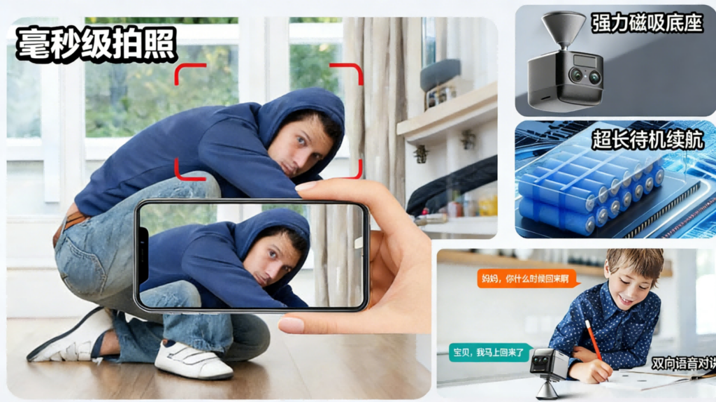 S70 4G双目摄像机测评:45天超长待机,无网环境看家护院利器插图4 S70 4G双目摄像机测评:45天超长待机,无网环境看家护院利器插图4