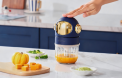 DJJ-004德国精工OSTMARS辅食机：细胞级破壁+生熟分制+0.3L黄金容量，引领科学喂养新标准