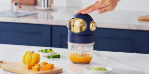 DJJ-004德国精工OSTMARS辅食机：细胞级破壁+生熟分制+0.3L黄金容量，引领科学喂养新标准