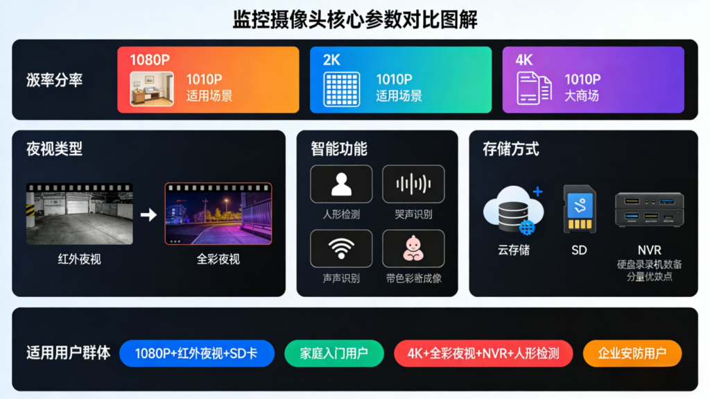 解密优选监控摄像头选购指南:2025最新避坑技巧插图 解密优选监控摄像头选购指南:2025最新避坑技巧插图