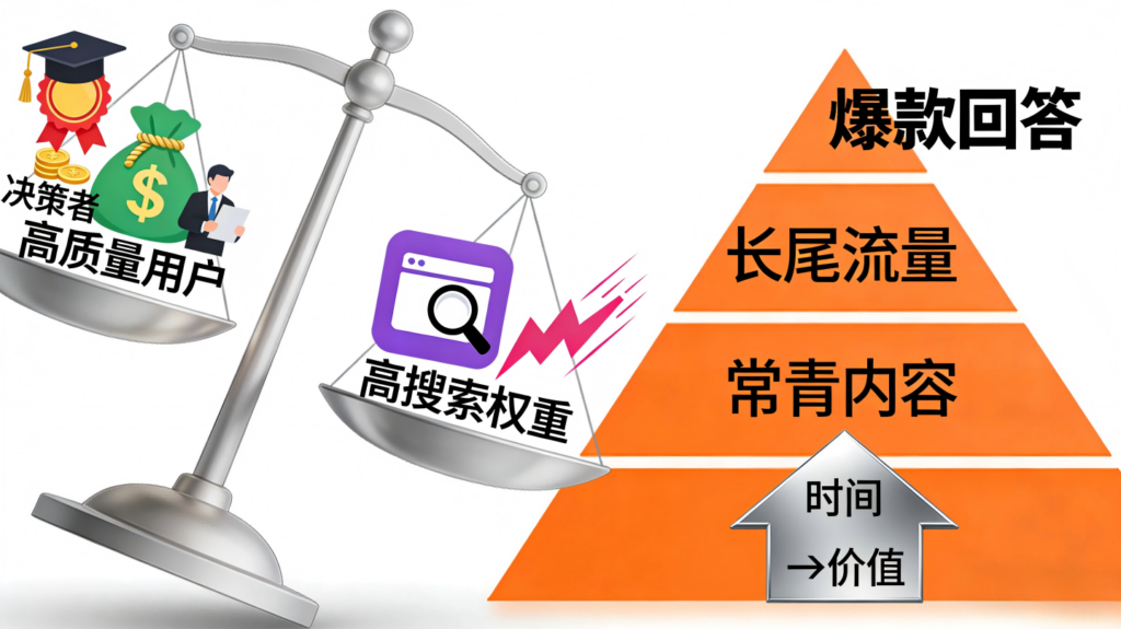 知乎营销体系化实战:构建账号内容矩阵与引流转化闭环,实现品牌增长与高ROI插图 知乎营销体系化实战:构建账号内容矩阵与引流转化闭环,实现品牌增长与高ROI插图