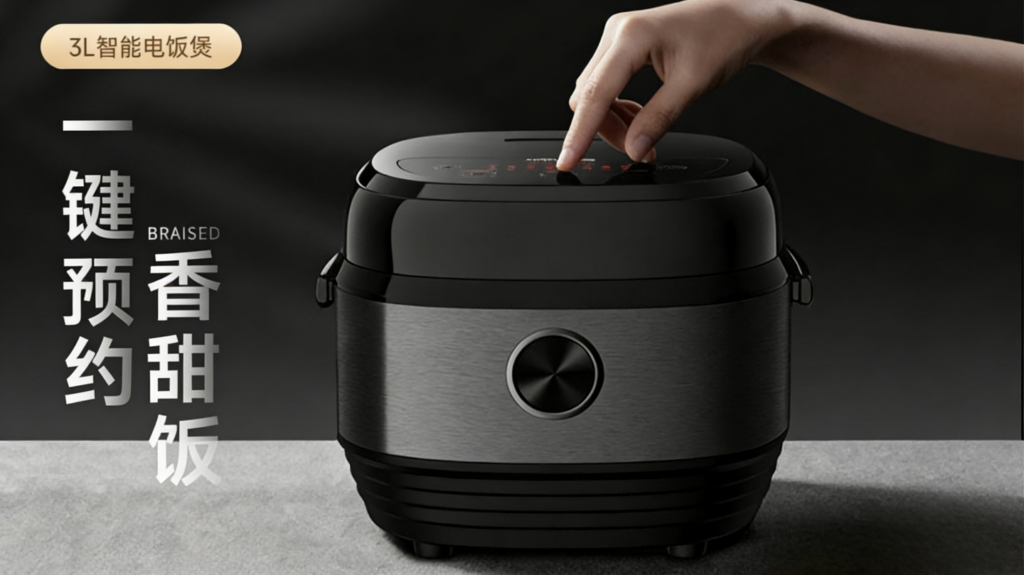 DFB-002多功能智能电饭煲,米汤分离不粘锅家用电饭锅,智能预约煮粥煲汤煮饭插图3 DFB-002多功能智能电饭煲,米汤分离不粘锅家用电饭锅,智能预约煮粥煲汤煮饭插图3