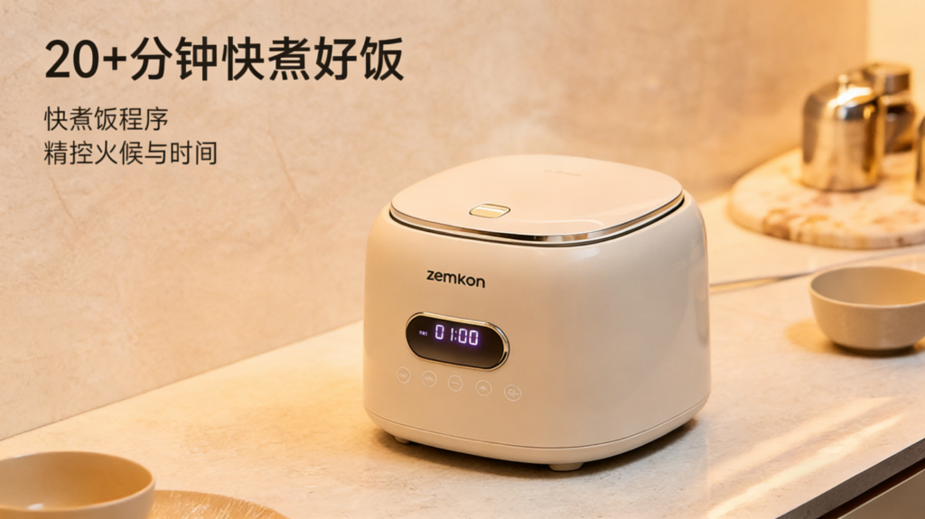 DFB-003多功能低糖电饭煲,不锈钢0涂层3-4人,迷你家用米汤分离2到3人电饭锅插图1 DFB-003多功能低糖电饭煲,不锈钢0涂层3-4人,迷你家用米汤分离2到3人电饭锅插图1