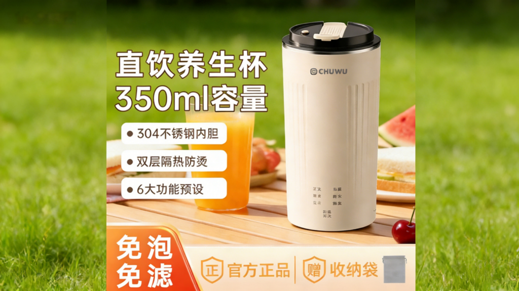 DJJ-007德国品质辅食豆浆杯,小型料理破壁机,热奶便携式迷你多功能一人直饮插图 DJJ-007德国品质辅食豆浆杯,小型料理破壁机,热奶便携式迷你多功能一人直饮插图