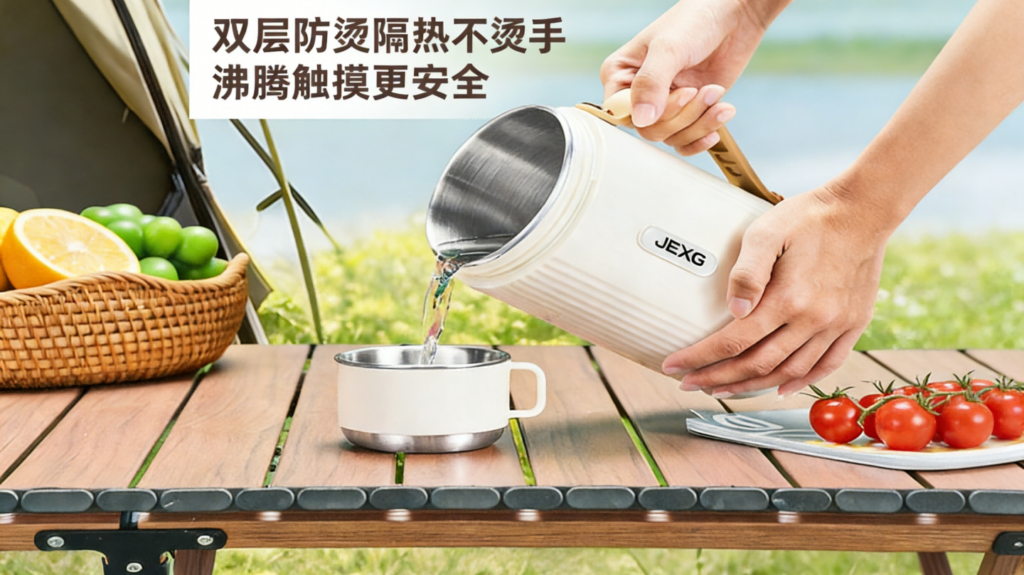 DRSH-003户外家用烧水杯，智能电热水杯烧水壶恒温壶，外出小型便携式养生杯插图3