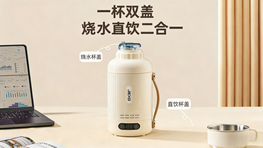 DRSH-003户外家用烧水杯，智能电热水杯烧水壶恒温壶，外出小型便携式养生杯插图5