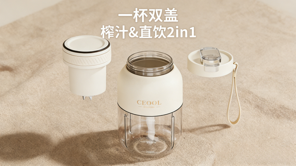 ZZJ-002新款电动吨吨杯榨汁机,可碎冰多功能便携式大容量,便携式果汁机插图5 ZZJ-002新款电动吨吨杯榨汁机,可碎冰多功能便携式大容量,便携式果汁机插图5