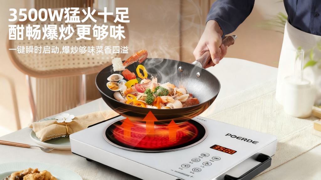 重新定义厨房自由：鑫赑优选深度评测DTL-003电陶炉，如何以智能温控与全锅兼容破解烹饪困局？插图2