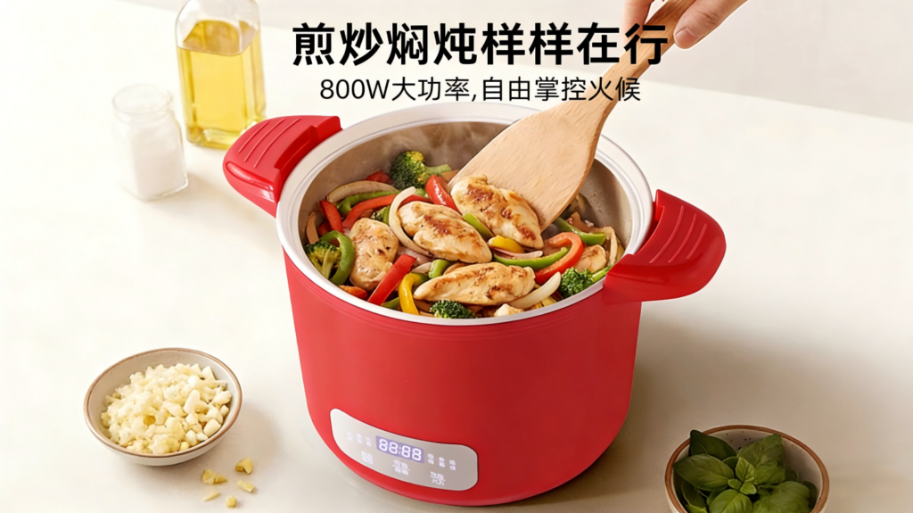 低糖多功能3L米汤分离,DFB-002微压电饭煲2到3人家用小型迷你电饭锅电煮锅插图3 低糖多功能3L米汤分离,DFB-002微压电饭煲2到3人家用小型迷你电饭锅电煮锅插图3