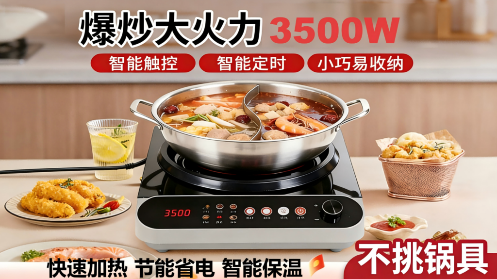 5000W凹面电陶炉商品知识库，知识点汇总，商品信息汇总插图1