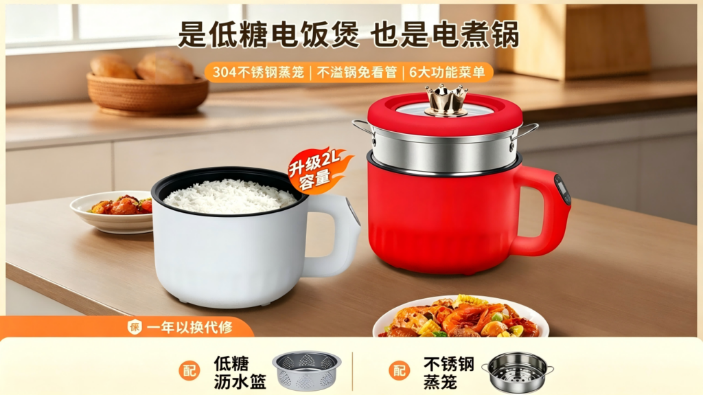 一锅六用，低糖健康：风火小家电深度测评佳瑞斯DFB-003，宿舍办公室的“全能小食代”插图
