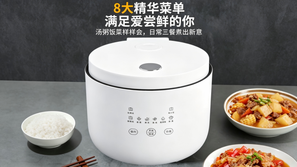 35分钟微压速成，一锅八用：风火小家电深度测评DFB-004快煮小方煲，小家庭的米饭“快”乐源泉插图2