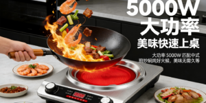 5000W凹面电陶炉：大功率不挑锅家用商用，多功能电磁炉节能猛火爆炒缩略图