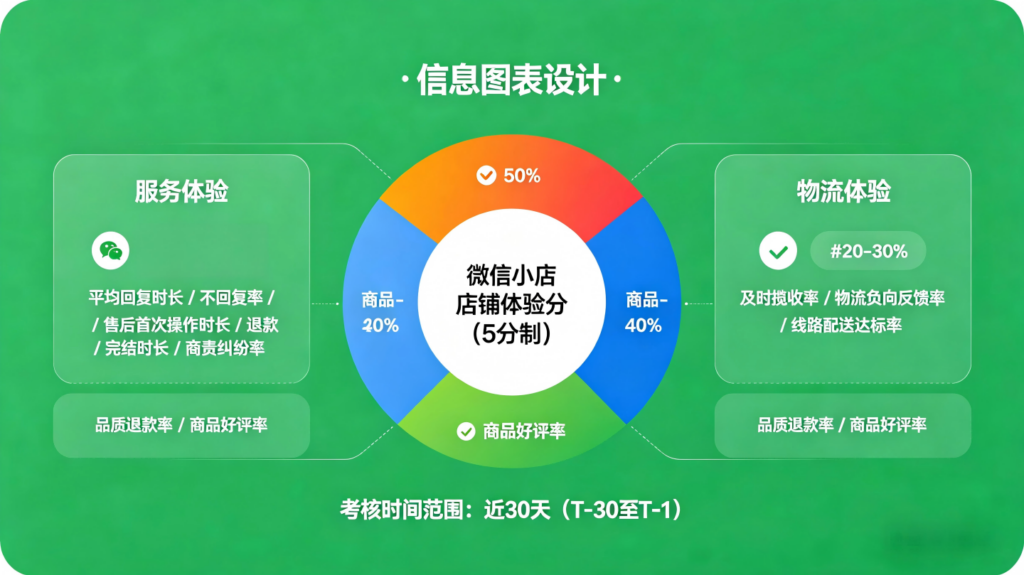 微信小店体验分怎么提升？三大维度考核规则与商家实操维护指南插图