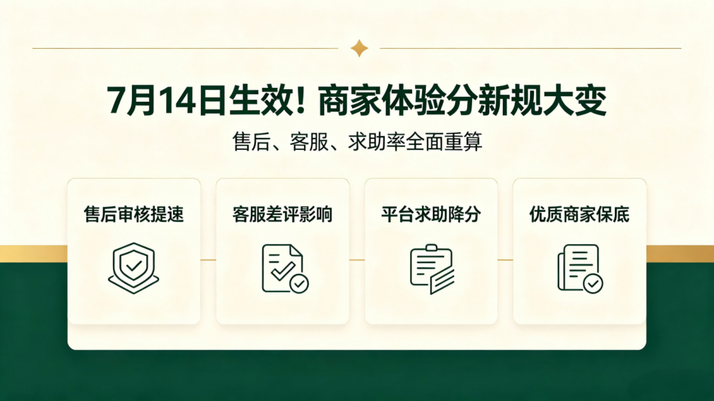 2026抖音体验分新规【商家深度解读】7月14生效｜考核逻辑、权重、扣分机制全面改版插图2