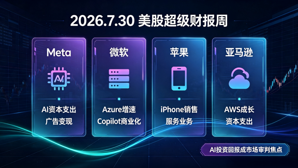 2026年7月30日:小米澎程发布会今晚登场,美股超级财报周撞上FOMC决议插图2 2026年7月30日:小米澎程发布会今晚登场,美股超级财报周撞上FOMC决议插图2
