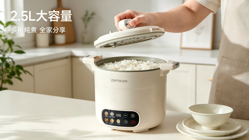德国Zemkon微压电饭煲DFB-007：一锅揽尽三餐，微压锁住食材本鲜插图3