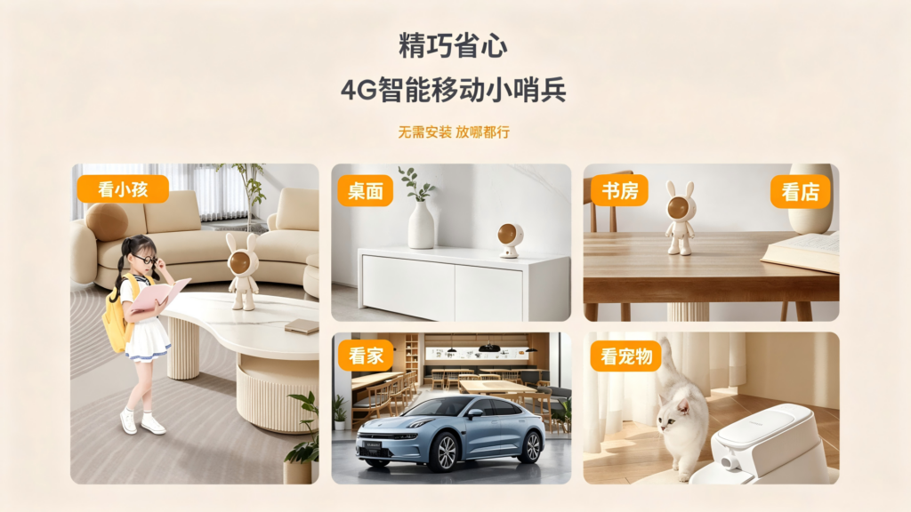 湖南农村老家想装监控？线上买台4G电池摄像头，不用拉线自己就能装插图