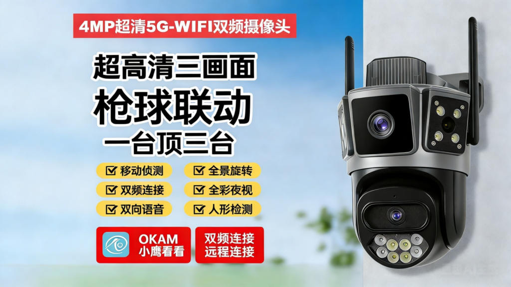店铺防盗监控怎么配?出入口+收银台+货架,三个点位一台搞定插图 店铺防盗监控怎么配?出入口+收银台+货架,三个点位一台搞定插图