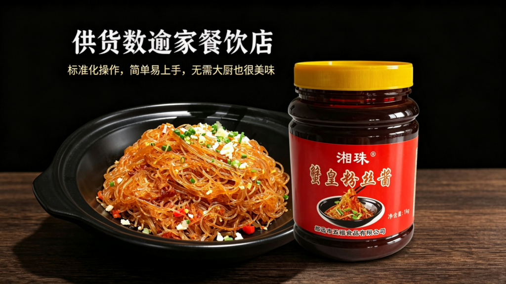 鑫佑优选严选|湘珠蟹皇粉丝酱商家测评:餐饮专供降本增效爆品插图2 鑫佑优选严选|湘珠蟹皇粉丝酱商家测评:餐饮专供降本增效爆品插图2