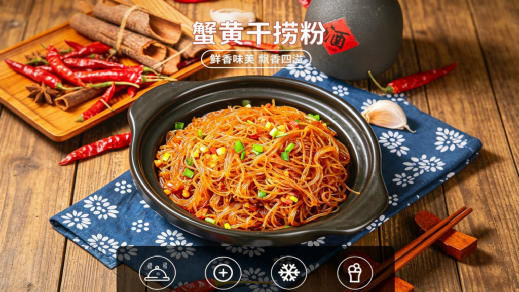 蟹黄粉丝煲凭什么火出圈?瑞盛祥粉丝打底,湘珠酱调味,鑫佑优选链路赋能插图 蟹黄粉丝煲凭什么火出圈?瑞盛祥粉丝打底,湘珠酱调味,鑫佑优选链路赋能插图